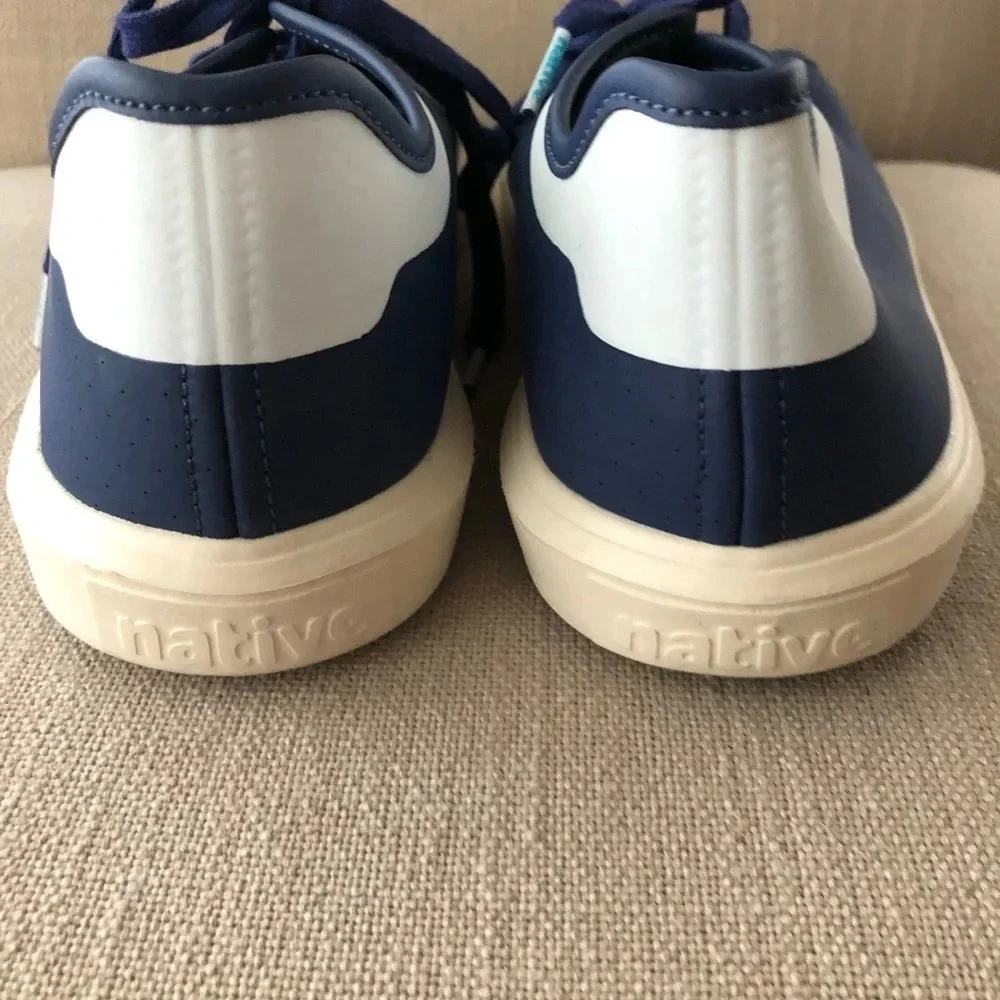 Native Mens 6.5 Monte Carlo Navy Lace Up Waterproof Shoes Sneakers Beach‎ Pool